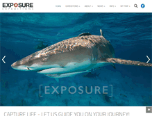 Tablet Screenshot of exposureexpeditions.com